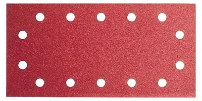 Image de Boîte de 10 abrasifs velcro perforés 115x230mm G80 - BOSCH - 2608605317