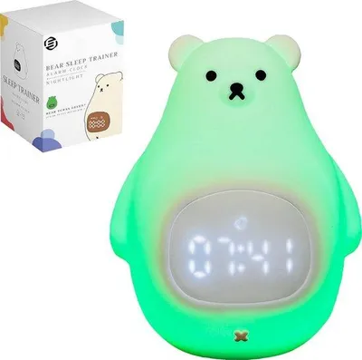 Immagine prodotto di Lampada notturna con sveglia digitale per bambini