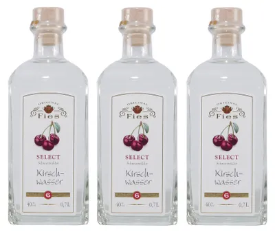 Produktbild von Fies Select Kirschwasser (3 x 0,7L)
