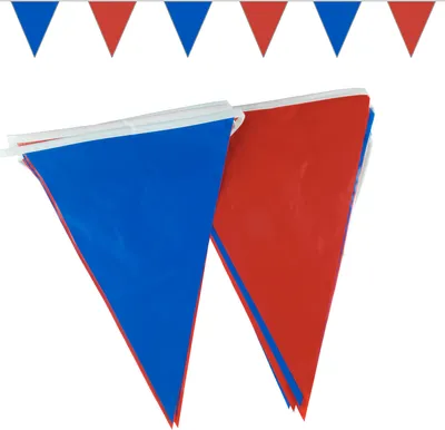 Produktbild von Goodymax® Wimpelkette 10 m Blau-Rot