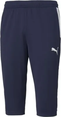 Image de Puma teamLIGA Training pantalon 3/4 homme bleu foncé blanc taille M