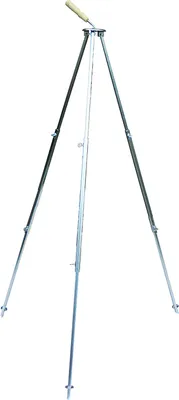 A tripod stand on a white background.