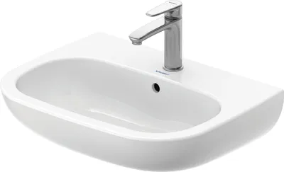 Produktbild von DURAVIT 2310600000 Waschtisch D-Code 600 mm mit ÜL, mit