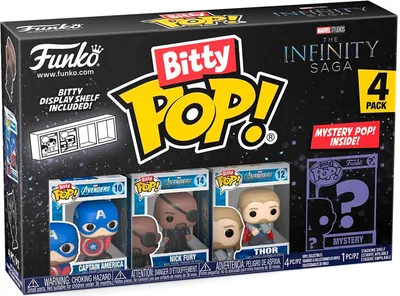Produktbild von Funko Bitty POP! Marvel Infinity C.America 2cm 4pa