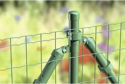 Produktbild von Alberts Fix-Clip Pro Gartenzaun, Höhe 102 cm, Länge 25 m, Zaun-Komplettset mit Bodenhülsen, grün