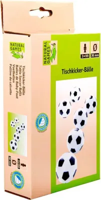 Produktbild von NG Ersatz-Fußbälle für Kicker 6St.,Ø36mm
