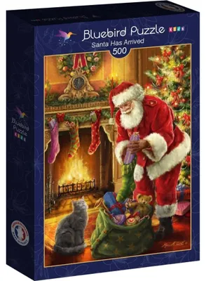 Zdjęcie produktu dla BLUEBIRD Puzzle: Święty Mikołaj już jest! 500 elementów