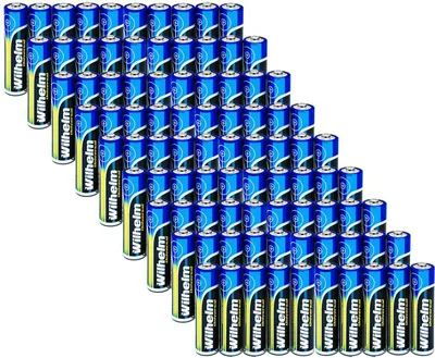 Produktbild von 90 AAA Mikro Wilhelm Universal Alkaline Batterien im Shrink LR03