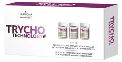 Zdjęcie produktu dla Farmona - Ampułki Wzmacniające do Skóry Głowy 10x5ml - TRYCHO Technology - z Witaminą B3