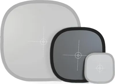 Productafbeelding van Manfrotto EzyBalance, ronde reflector voor fotostudio, grijs en wit