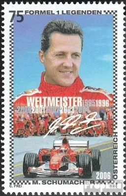Produktbild von Briefmarken Österreich 2007 Mi 2662 (kompl.Ausg.) Inschrift 1995,1996... gestempelt Formel-1