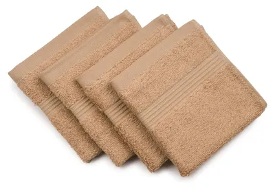 Immagine prodotto di Gözze - Asciugamani in microfibra, set da 4, morbidi e assorbenti, 100% cotone, 30 x 30 cm