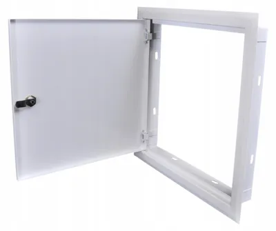 Produktbild von Laco DR-1 Revisionstür Metall 15x15 cm weiß