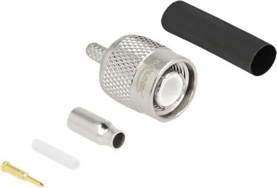 Obrázok produktu pre DELOCK TNC Stecker zum Crimpen RG-174/RG-316 mit Schrumpfsch