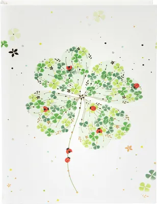 Produktbild von TURNOWSKY 64 423 Notizbuch Lucky Clover - A5, 200 Seiten, blanko