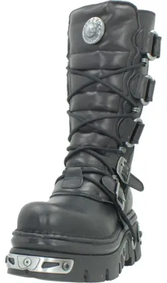 Produktbild von NEW ROCK BOOT METALLIC Schwarz