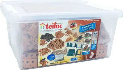 Obrázok produktu pre Stavebnica Teifoc - kreatívny box - 850 dielov