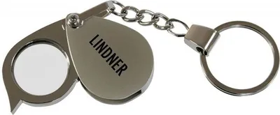 Produktbild von Lindner S2093 Einschlaglupe als Schlüsselanhänger, Vergrößerung 5x