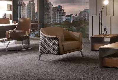 Produktbild von Sessel Leder Fernseh Couch 1 Sitzer Sofa Relax Luxus Polster Einsitzer Couchen