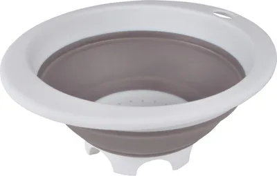 Image de Passoire retractable en plastique 30 x 37 cm Taupe