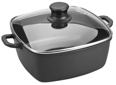 Obrázok produktu pre LACOR 25829 Fritovací hrniec so sklenenou pokrievkou 28 cm, hliníkový odliatok