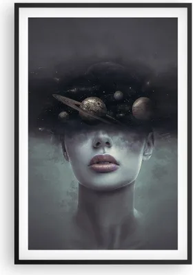 Produktbild von Gerahmtes Poster - Schwarzer Rahmen - Quinoa Frau Gesicht - 61x91,5 cm - Wand Bild - Wanddeko - Wandbilder - Kunstposter - Wandposter - Bilderrahmen - Bilder - Kunstdruck - P2BPA61x91-4796
