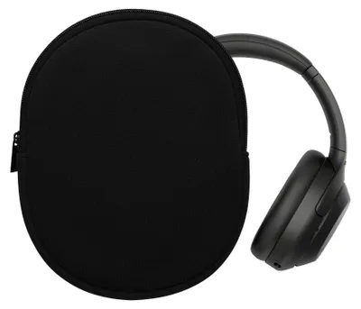 Produktbild von kwmobile Neopren Kopfhörer Tasche für WH-1000XM4 / WH-1000XM3 / Jabra Evolve 20 - Kopfhörer Case - Hülle Reise Beutel für Headset Headphones - Weiche