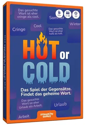 Produktbild von DYNAMITE GAMES® - Hot or Cold "Das Spiel der Gegensätze - Findet das geheime Code Wort"