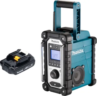 Produktbild von Makita DMR 116 Y1 Akku Baustellenradio 14,4 - 18 V AM FM AUX + 1x Akku 1,5 Ah - ohne Ladegerät