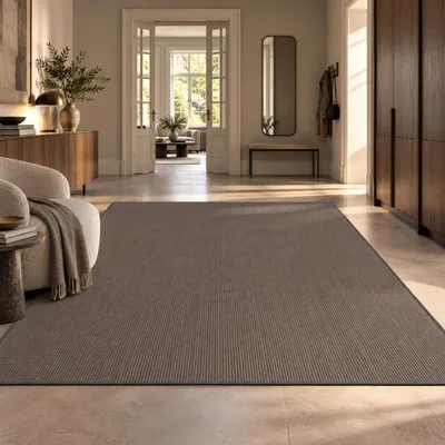 Produktbild von Sisal Natur Teppich Dekowe Anthrazit, Größe:300x400 cm