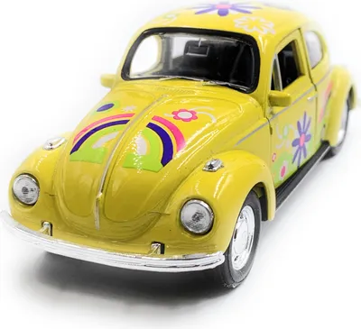Image de Onwomania Coccinelle Beetle Hardtop Modèle de voiture Fleur Couleur Aléatoire ! Mst. 1:34