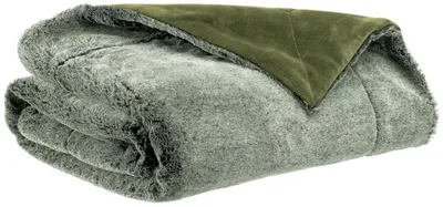 Produktbild von Plaid Kinta olivgrün 130 x 160 cm Vivaraise