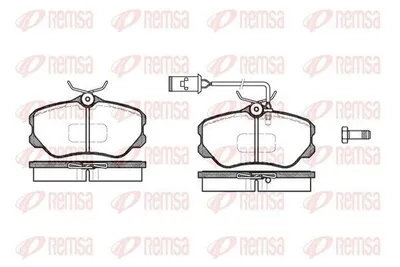 Produktbild von REMSA Bremsbeläge Satz Vorne Bremsklötze für ALFA ROMEO 164 (164) 0303.12