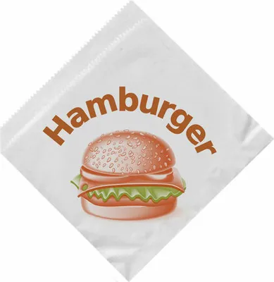 Produktbild von 500x Hamburgerbeutel 16 x 16 cm oben und 1x seitlich offen