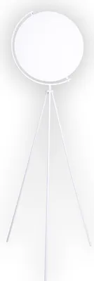 Produktbild von Näve Leuchten LED Stehleuchte MUNEGA mit LED Platine LED Stehleuchte MUNEGA mit LED Platine Stehleuchte - Textil-Stehleuchte "MUNEGA" h: 156cm, Stehlampe im Modern Style, aus Metall, Kunststoff und Textilmaterial in weiß, 156 cm hoch, Ø 41 cm, inkl. LED – Druckschalter