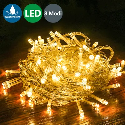 Zdjęcie produktu dla Jopassy 30m 300 LED bajkowe światła wodoodporne oświetlenie świąteczne kurtyna świetlna, ciepła biel