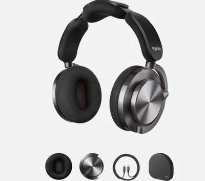 Produktbild von DYSON OnTrac, Over-ear Kopfhörer Bluetooth Schwarz/Nickel