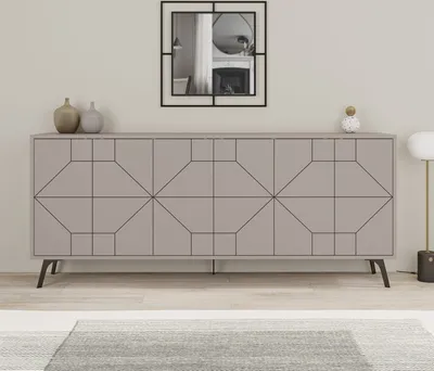 Obrázek produktu pro Skye Decor, Dune 183 - Light Mocha, skříně do obývacího pokoje, Light Mocha, 184 x 77,4 x 35 cm
