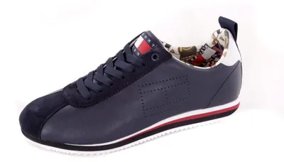 Produktbild von Tommy Hilfiger Herren Sneaker Echtleder Dunkelblau #27