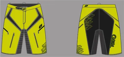 Produktbild von O'NEAL PIN IT II MTB DH Shorts Lime , 32/48