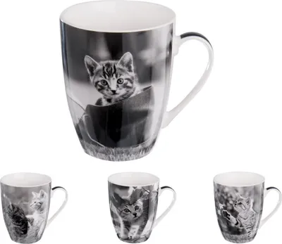 Produktbild von Becher Porzellan 360ml CAT