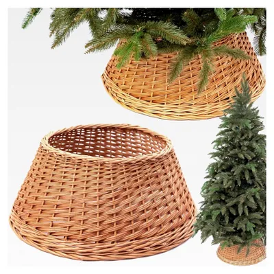 Produktbild von Weidenkorb für den Weihnachtsbaum (53 x 70 x 26 cm)
