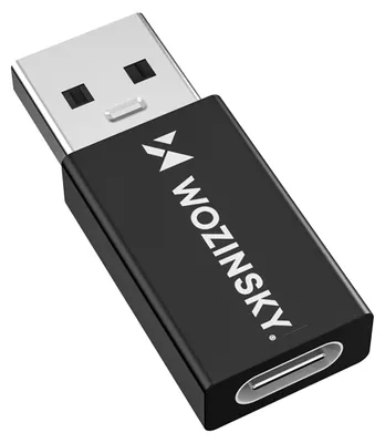 Image de Adaptateur Wozinsky Waac-01 USB-A - USB-C OTG - Noir