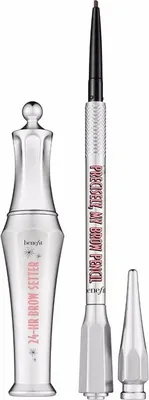 Zdjęcie produktu dla Benefit 2 Brow Bigshots zestaw podarunkowy do przycinania brwi 4 Warm Deep Brown 7 ml + 0,08 g