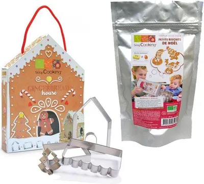 Produktbild von Lebkuchenhaus-Set - Ausstechformen & Rezept
