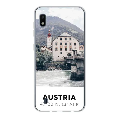 Produktbild von MuchoWow® Handyhülle Schutzhülle Hülle für Samsung Galaxy A10 Österreich - Wasser - Alpen Silikon Softcase Handy Hülle - Schutzhülle