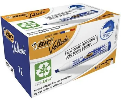 Obrázok produktu pre Popisovač na biele tabule BIC Velleda 1751 ECOlutions, modrý