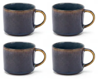 Productafbeelding van Cosy & Trendy Koffiekopjes - Quintana Blue - 220 ml - 4 Stuks