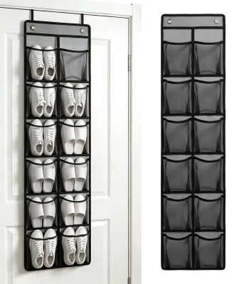 Image de Elzusha - Rangement à chaussures mural avec 12 compartiments