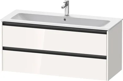 Produktbild von Duravit Ketho.2 Wastafelonderkast 121x48x55 cm Hoogglans Wit